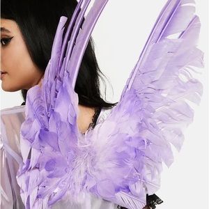 Lavender Angel Wings